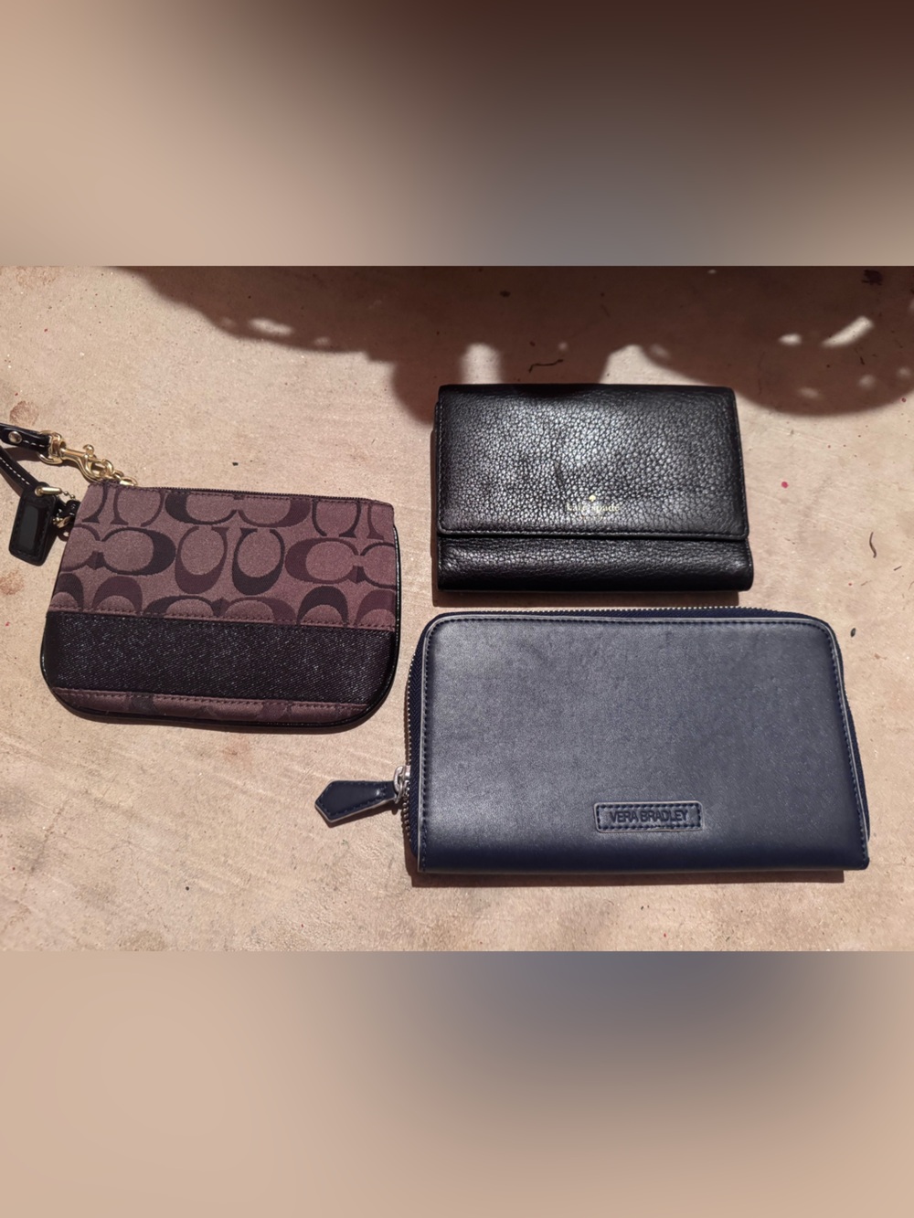 Coach, Kate Spade and Vera Bradley lightly used wallets